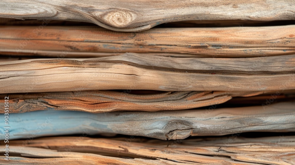 Weathered driftwood with a mix of textures and colors creating a rustic and natural wooden texture background with coastal charm and deep depth of field Weathered driftwood with a mix of textures and colors creating a rustic and natural wooden texture background with coastal charm and deep depth of field