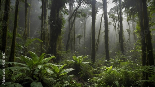 Rainforest Conservation Projects. Highlighting efforts like reforestation, wildlife protection, and community education. Support the vital conservation initiatives that safeguard our rainforests. photo