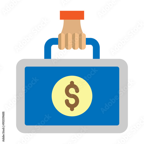 Money Laundering Vector Flat Icon Design