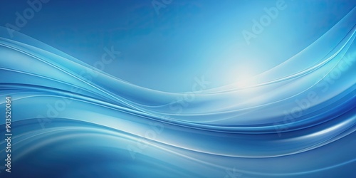 Abstract blue background with soft gradients and smooth textures, abstract, blue, background, soft, gradients, smooth