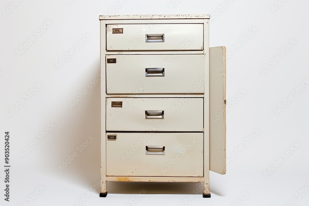 Filing cabinet on a white background Filing cabinet on a white background