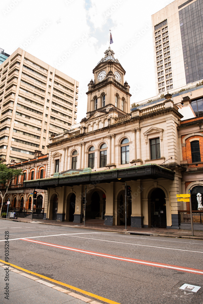 the old Central Station building in Brisbane on Ann Street the old Central Station building in Brisbane on Ann Street