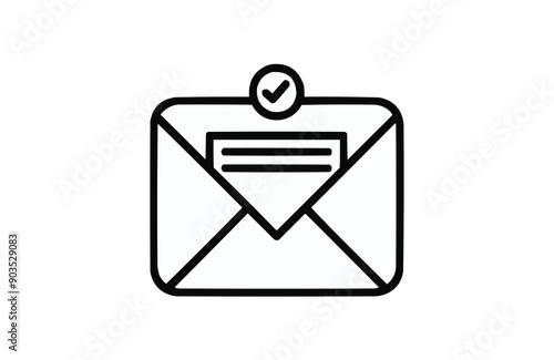 Mail icon isolated on white background. Beautiful Mail icon.