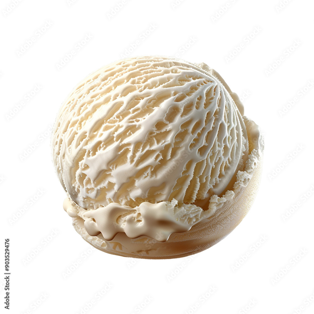 a scoop of coconut or vanilla ice cream png a scoop of coconut or vanilla ice cream png