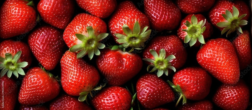 Close Up of Fresh Strawberries Close Up of Fresh Strawberries