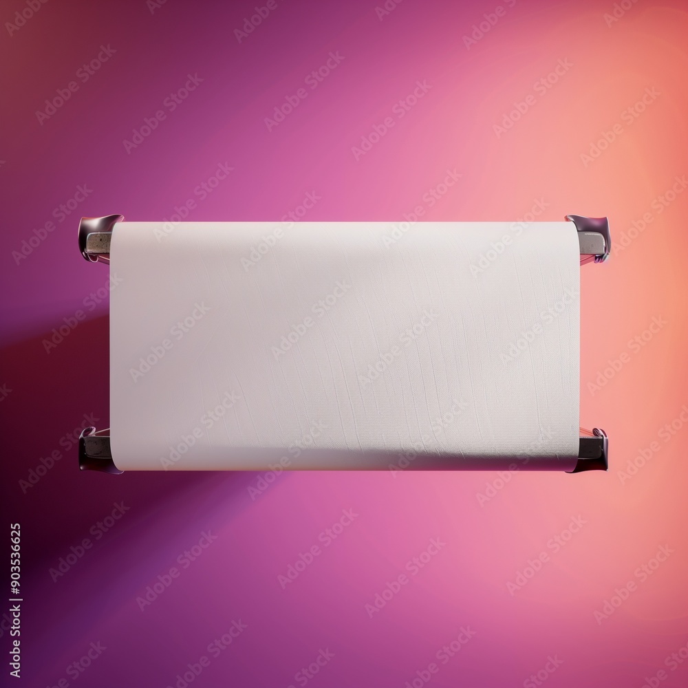 Blank Scroll on Vibrant Pink and Orange Gradient Background - Perfect for Messages, Announcements, or Graphic Designs Blank Scroll on Vibrant Pink and Orange Gradient Background - Perfect for Messages, Announcements, or Graphic Designs
