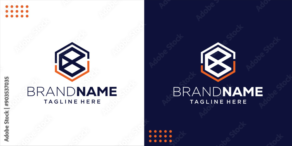 Creative Abstract Hexagon B Logo, Design Inspiration, Illustration, Vector Creative Abstract Hexagon B Logo, Design Inspiration, Illustration, Vector