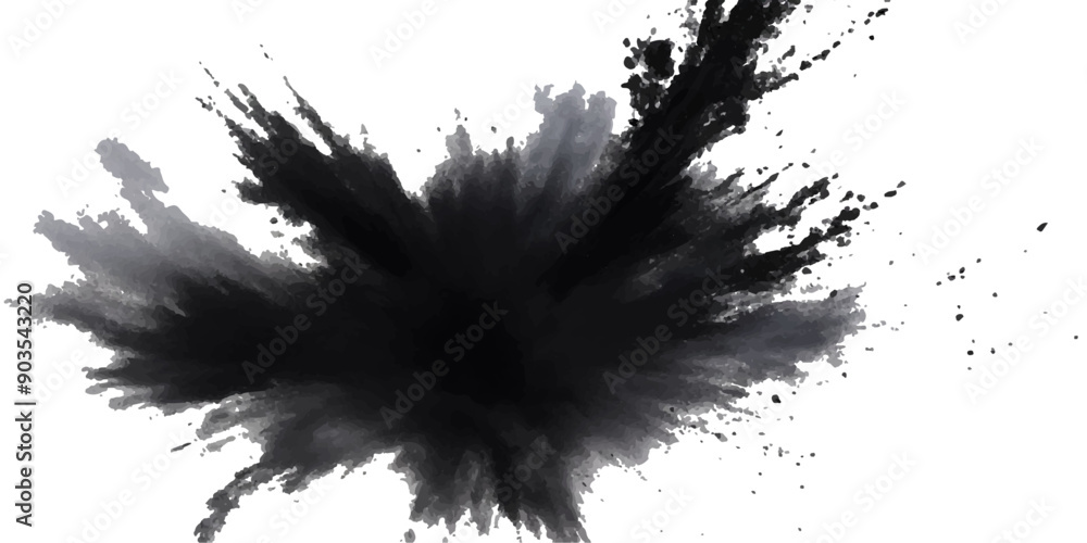 Paint stains black blotch background. Grunge Design Element. Brush Strokes. Vector illustration Paint stains black blotch background. Grunge Design Element. Brush Strokes. Vector illustration