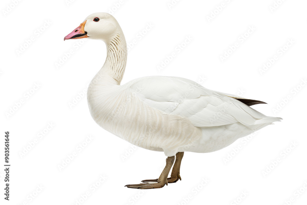 White Goose isolated White Goose isolated