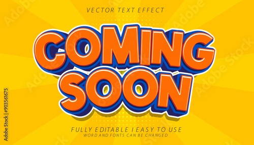 3d editable coming soon text effect for promotion