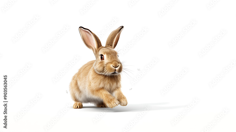 Obraz premium rabbit isolated on white