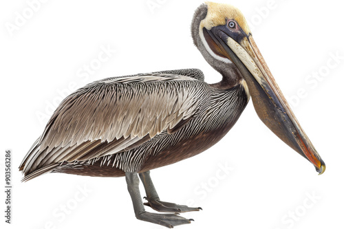 Brown Pelican isolated