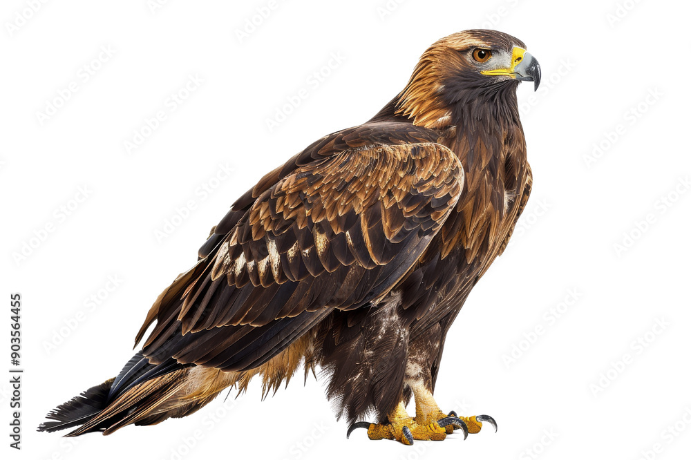 Golden Eagle Close-Up isolated Golden Eagle Close-Up isolated