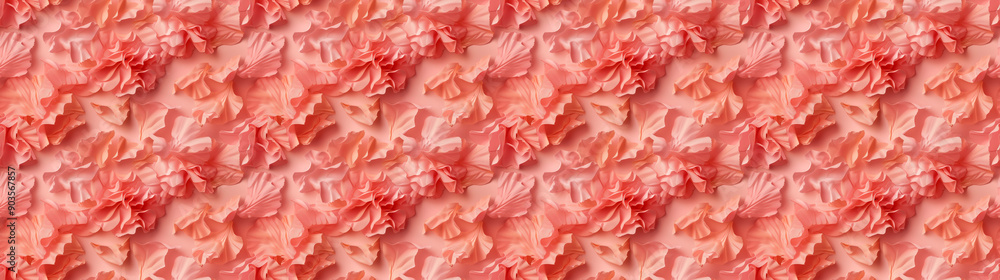 a seamless pattern of scattered carnation petals on a soft rose background a seamless pattern of scattered carnation petals on a soft rose background