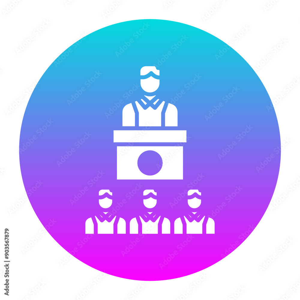 Conference vector icon. Can be used for Business Training iconset. Conference vector icon. Can be used for Business Training iconset.