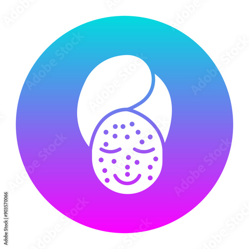 Problematic Skin vector icon. Can be used for Skincare iconset.