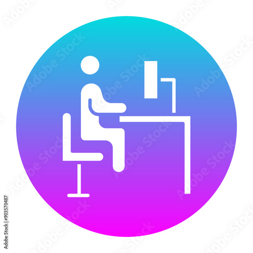 Sitting Position vector icon. Can be used for Comfort iconset.
