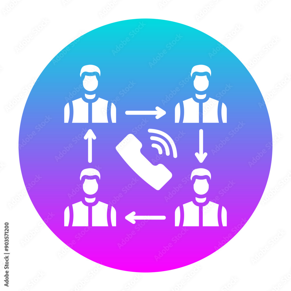 Conference Call vector icon. Can be used for Home Based Business iconset. Conference Call vector icon. Can be used for Home Based Business iconset.