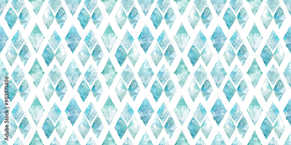 A background of turquoise diamond on a white background A background of turquoise diamond on a white background