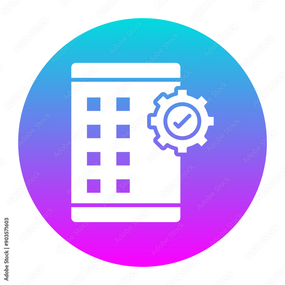 Project Management App vector icon. Can be used for Home Based Business iconset. Project Management App vector icon. Can be used for Home Based Business iconset.