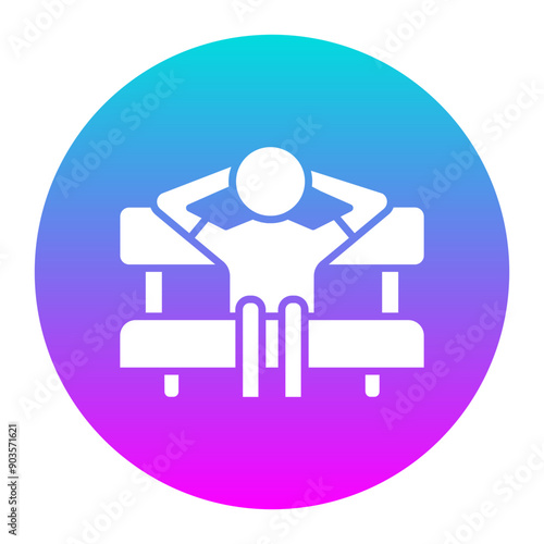 Loneliness vector icon. Can be used for Home Based Business iconset.