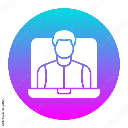 Webinar vector icon. Can be used for Home Based Business iconset.