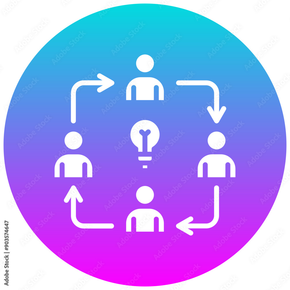 Collaboration vector icon. Can be used for Personality Traits iconset. Collaboration vector icon. Can be used for Personality Traits iconset.