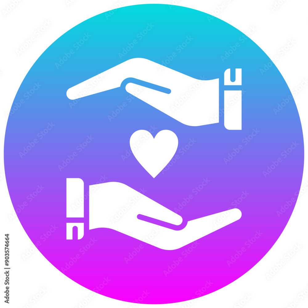 Compassion vector icon. Can be used for Personality Traits iconset. Compassion vector icon. Can be used for Personality Traits iconset.