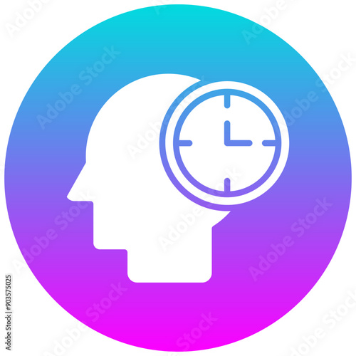 Patience vector icon. Can be used for Personality Traits iconset.