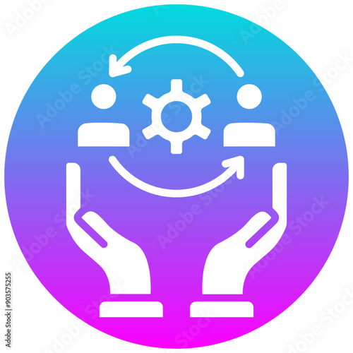 Inclusivity vector icon. Can be used for Leadership iconset.