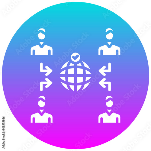 Network Accessibility vector icon. Can be used for Networking iconset.