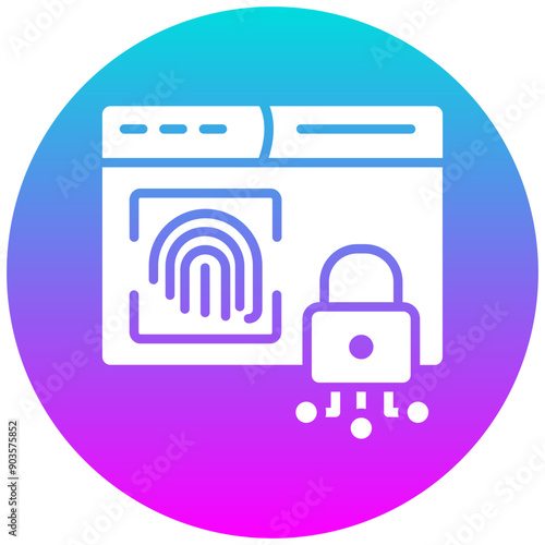 Network Authorization vector icon. Can be used for Networking iconset.