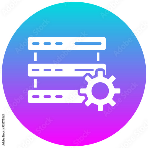 Network Data Management vector icon. Can be used for Networking iconset.