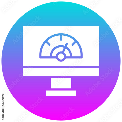 Network Speed vector icon. Can be used for Networking iconset.