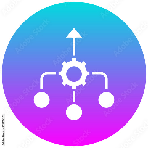 Consolidation vector icon. Can be used for Business Analytics iconset.