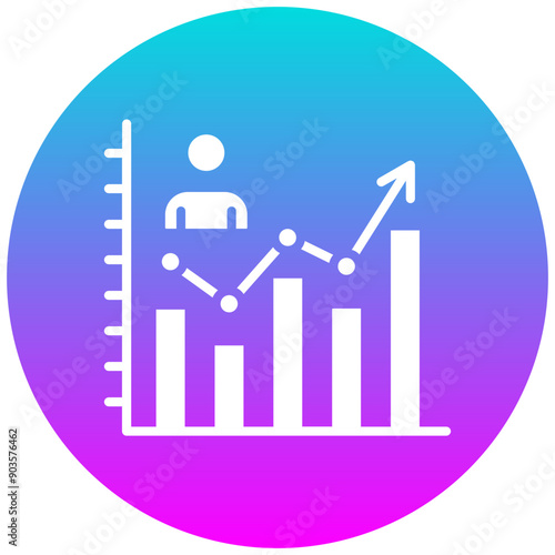 Market Leadership vector icon. Can be used for Business Analytics iconset.