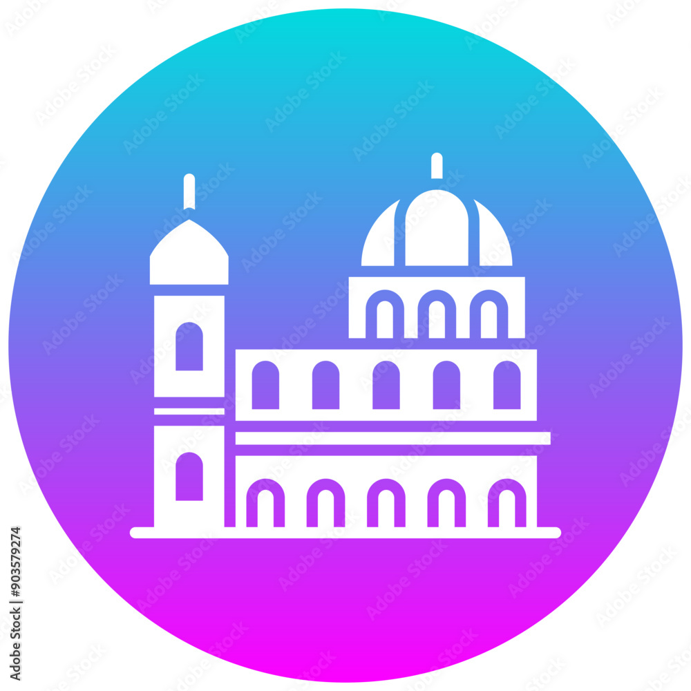 Florence Cathedral vector icon. Can be used for Italy iconset. Florence Cathedral vector icon. Can be used for Italy iconset.
