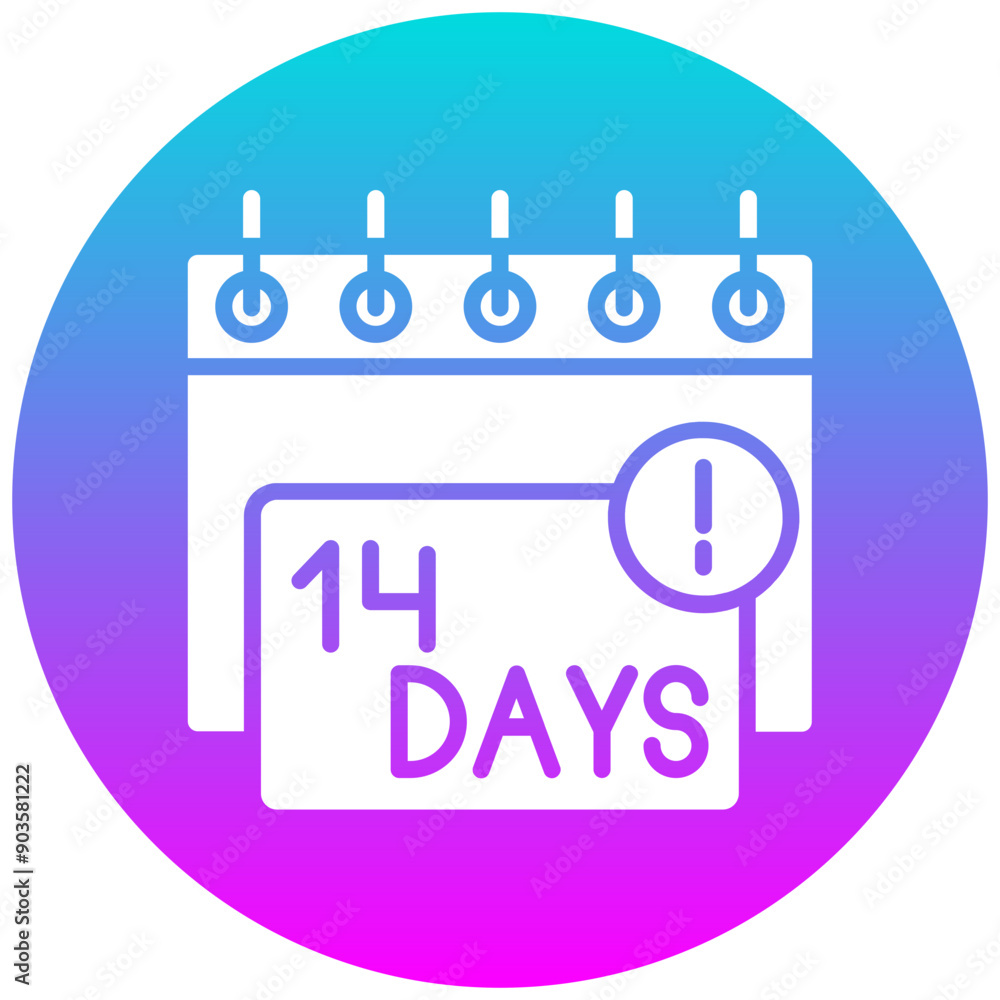 Quarantine Period vector icon. Can be used for Infectious Diseases iconset. Quarantine Period vector icon. Can be used for Infectious Diseases iconset.