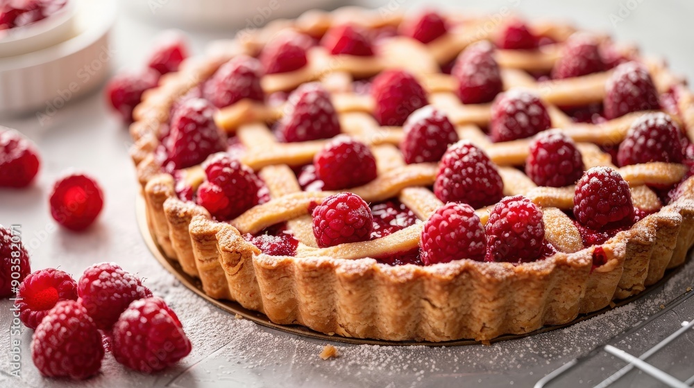 Delectable Linzer Tart with Raspberry Jam Delectable Linzer Tart with Raspberry Jam