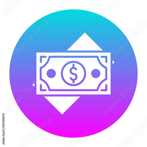 Cash vector icon. Can be used for Supermarket iconset.