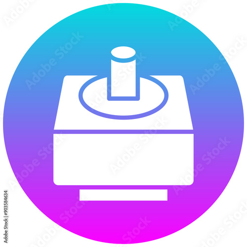 Stepper Motor vector icon. Can be used for Manufacturing iconset.