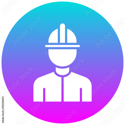 Worker Male vector icon. Can be used for Manufacturing iconset.