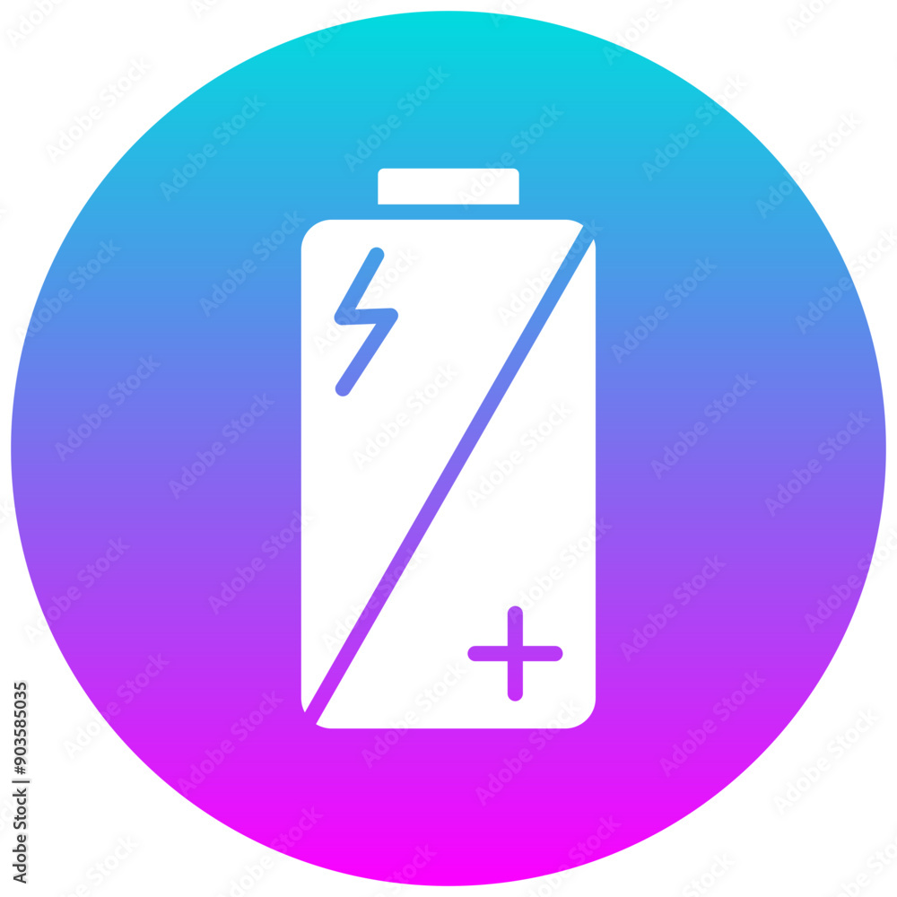 Small Battery vector icon. Can be used for Battery and Power iconset. Small Battery vector icon. Can be used for Battery and Power iconset.