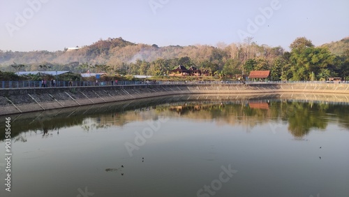reflection in the water