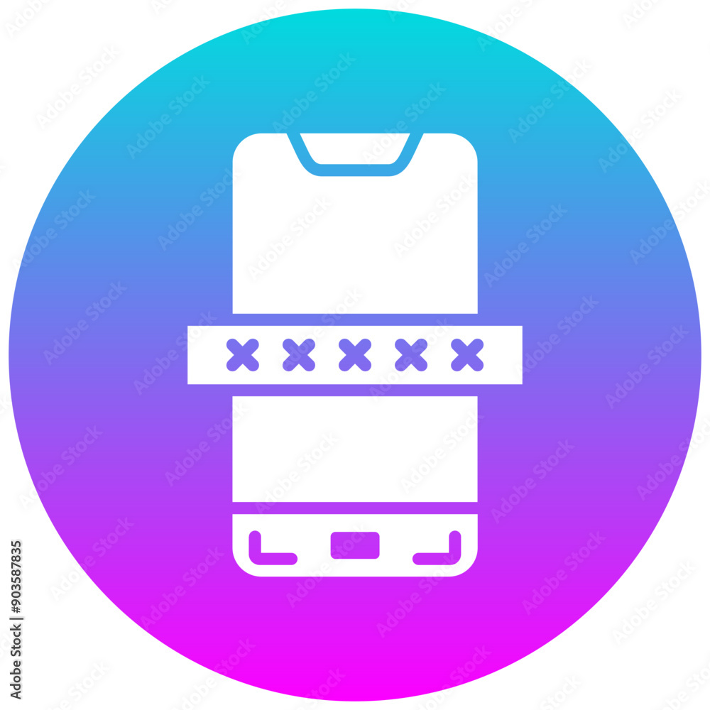 Password vector icon. Can be used for Biometrics iconset. Password vector icon. Can be used for Biometrics iconset.