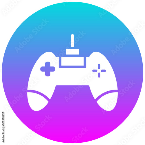 Console Gaming vector icon. Can be used for Bowling iconset.