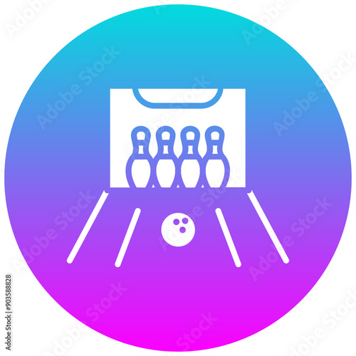 LAN Lounge vector icon. Can be used for Bowling iconset.