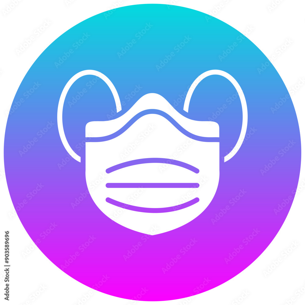 Mask vector icon. Can be used for Volleyball iconset. Mask vector icon. Can be used for Volleyball iconset.