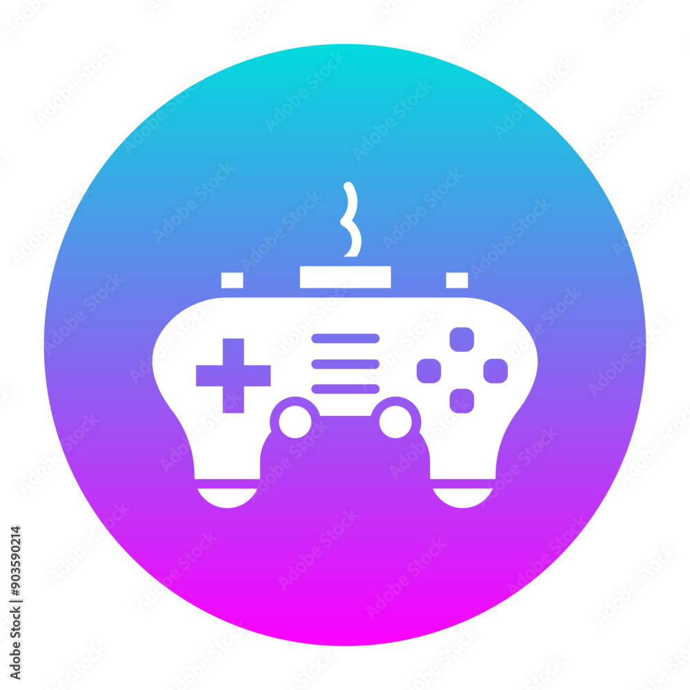 Gamepad vector icon. Can be used for Retro iconset. Gamepad vector icon. Can be used for Retro iconset.