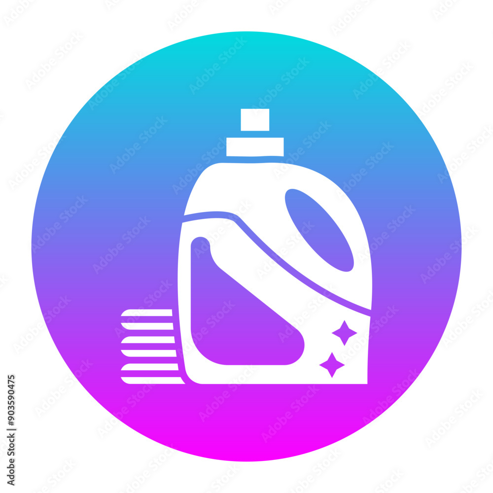 Obraz premium Detergent vector icon. Can be used for Laundry iconset.